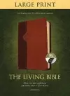 Living Bible Large Print Edition Brown/Tan, Indexed cover