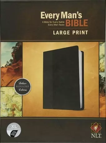 NLT Every Man's Bible, Large Print, Black/Onyx, Indexed cover