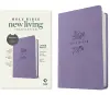 NLT Large Print Premium Value Thinline Bible, Filament-Enabled Edition (Leatherlike, Lavender Song) cover