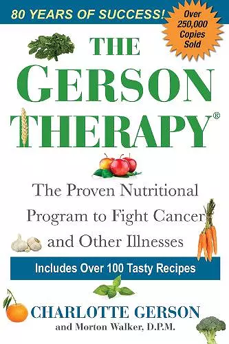 The Gerson Therapy cover