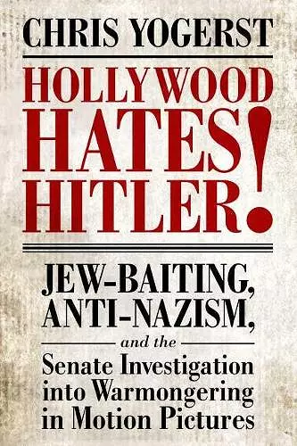 Hollywood Hates Hitler! cover