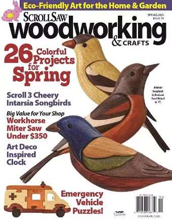 Scroll Saw Woodworking & Crafts Issue 78 Spring 2020 cover