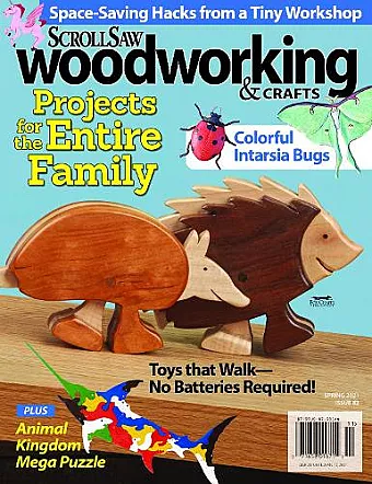 Scroll Saw Woodworking & Crafts Issue 82 Spring 2021 cover
