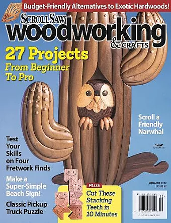 Scroll Saw Woodworking & Crafts Issue 87 Summer 2022 cover