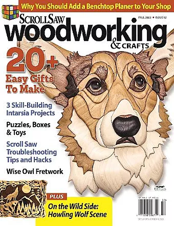 Scroll Saw Woodworking & Crafts Issue 92 Fall 2023 cover