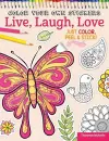 Color Your Own Stickers Live, Laugh, Love cover