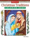 Christmas Traditions Coloring Book cover