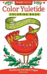 Color Yuletide Coloring Book cover