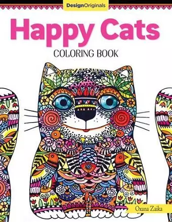 Happy Cats Coloring Book cover