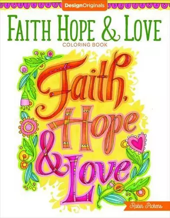 Faith, Hope & Love Coloring Book cover