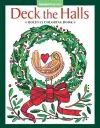 Deck the Halls Holiday Coloring Book cover