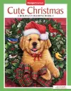 Cute Christmas Holiday Coloring Book cover