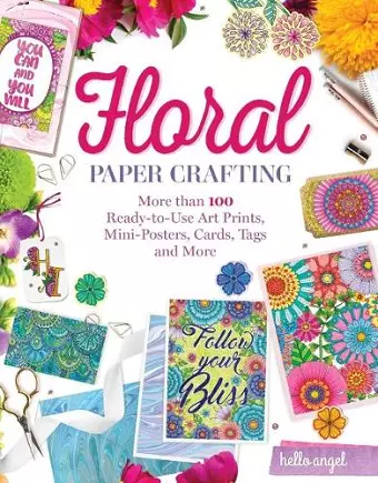 Hello Angel Floral Papercrafting cover