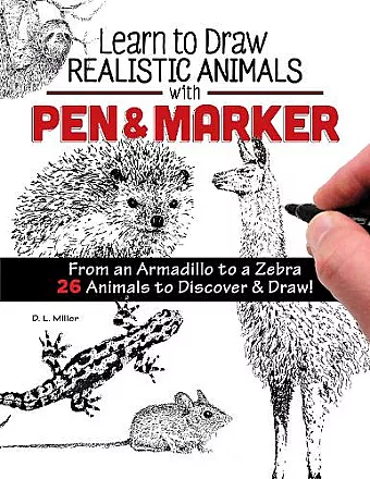 Learn to Draw Realistic Animals with Pen & Marker cover