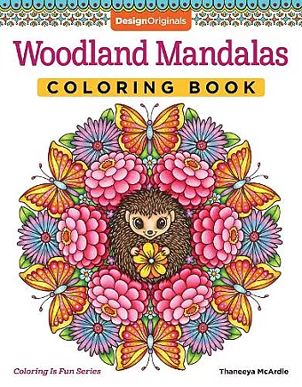 Woodland Mandalas Coloring Book cover