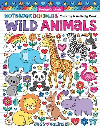 Notebook Doodles Wild Animals cover