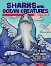 Sharks and Ocean Creatures Coloring Book cover