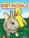 Bunnies, Ducks and Baby Animals Coloring Book cover