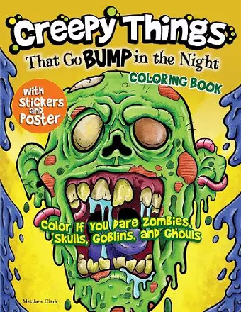 Creepy Things that Go Bump in the Night Coloring Book cover