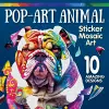 Pop-Art Animal Sticker Mosaic Art cover