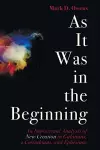 As It Was in the Beginning cover