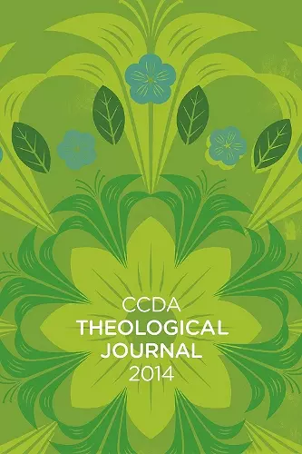 CCDA Theological Journal cover