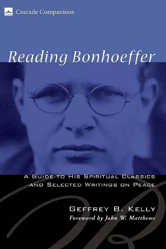 Reading Bonhoeffer cover