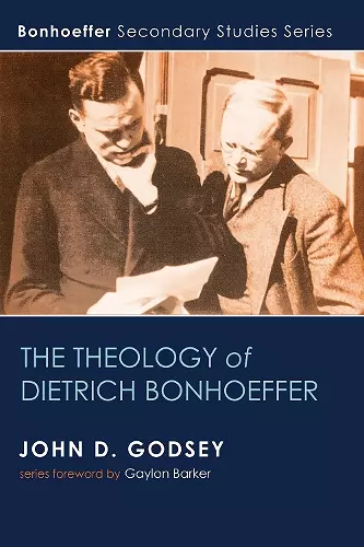 The Theology of Dietrich Bonhoeffer cover