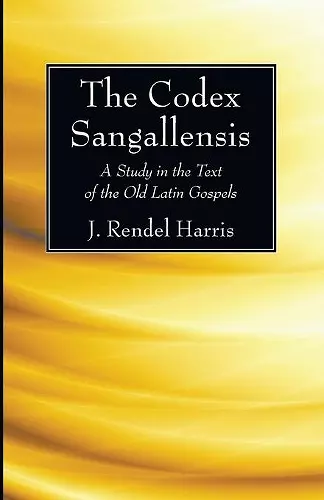 The Codex Sangallensis cover