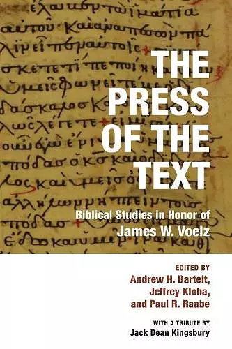 The Press of the Text cover