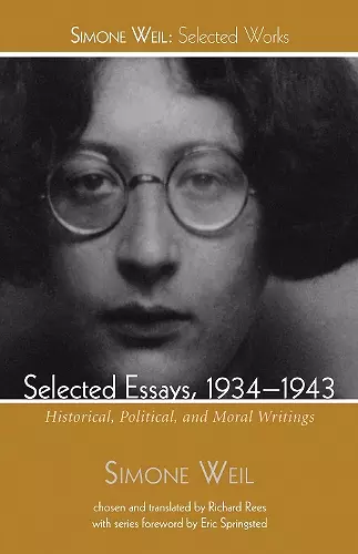 Selected Essays, 1934-1943 cover