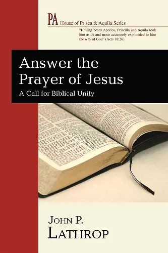 Answer the Prayer of Jesus cover