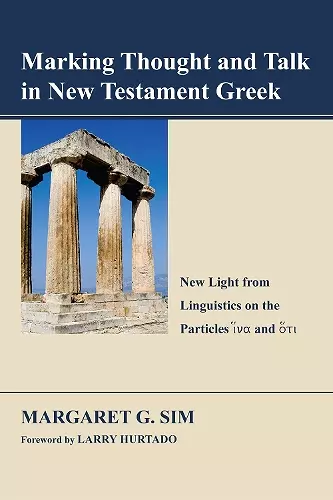 Marking Thought and Talk in New Testament Greek cover