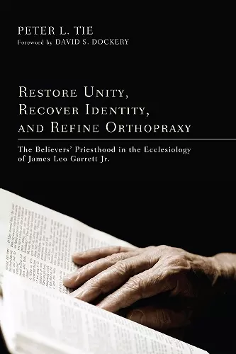 Restore Unity, Recover Identity, and Refine Orthopraxy cover