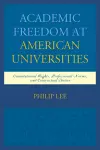 Academic Freedom at American Universities cover