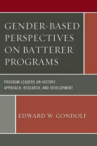 Gender-Based Perspectives on Batterer Programs cover