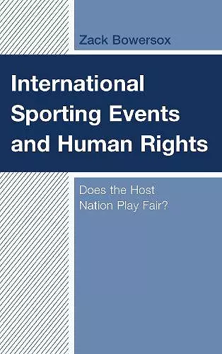 International Sporting Events and Human Rights cover