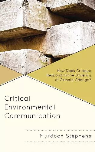 Critical Environmental Communication cover