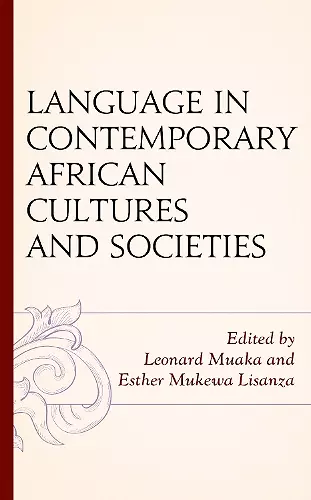 Language in Contemporary African Cultures and Societies cover