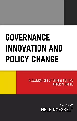 Governance Innovation and Policy Change cover