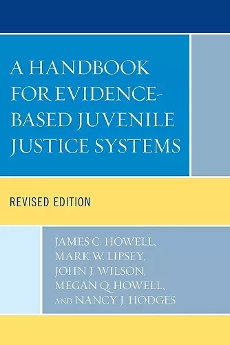 A Handbook for Evidence-Based Juvenile Justice Systems cover