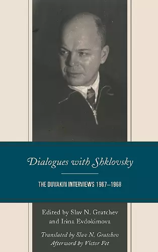 Dialogues with Shklovsky cover