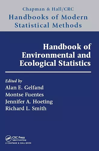 Handbook of Environmental and Ecological Statistics cover