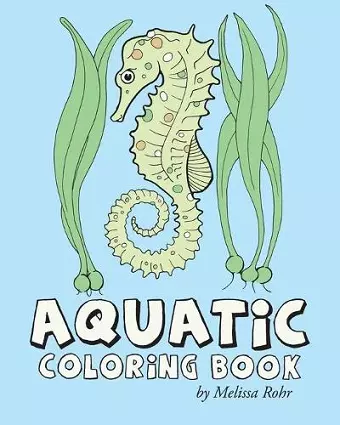 Aquatic Coloring Book cover