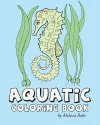 Aquatic Coloring Book cover