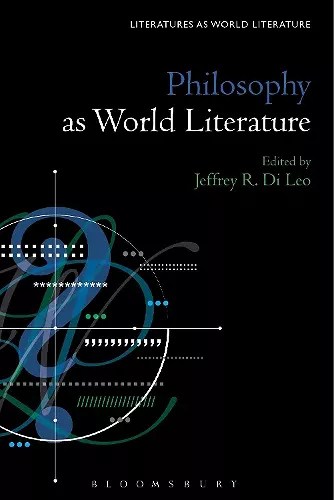 Philosophy as World Literature cover