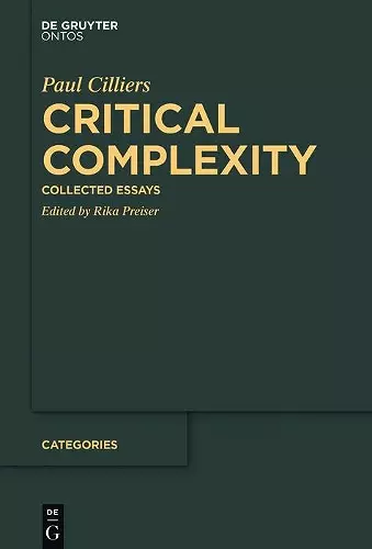 Critical Complexity cover