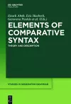 Elements of Comparative Syntax cover