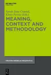 Meaning, Context and Methodology cover