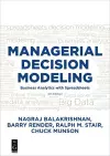 Managerial Decision Modeling cover